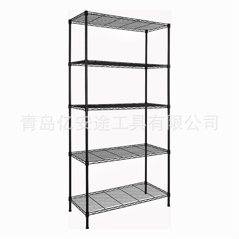 국경 간 금속 선반 야채 주방 선반 바닥에서 천장까지 다층 욕실 잡화 선반