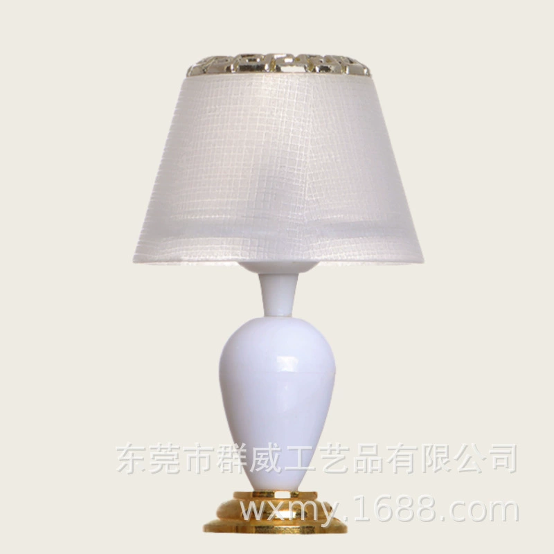 Ob11 миниатюрная сцена украшения Diy кукольный домик аксессуары мини-лампа настольная лампа может быть зажжена сменной батареей