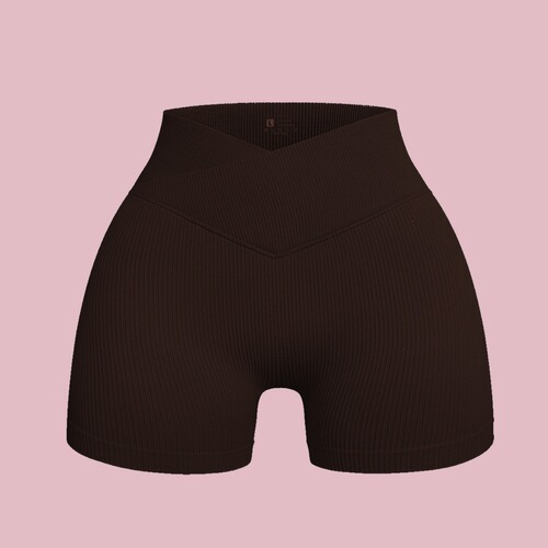 Cross-border Spring and Autumn Style Threaded Yoga Shorts Women's High Waist Hip Lifting Fitness Three-Point Pants Moisture-wicking Running Sports Pants