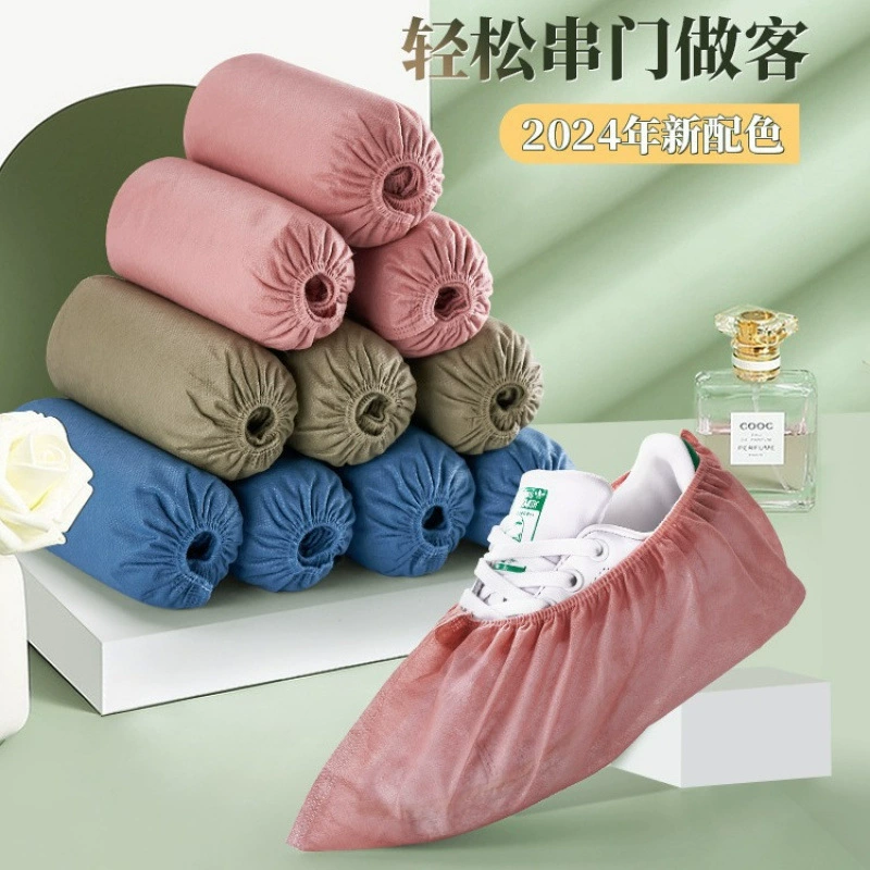 Одноразовые бахилы бытовые комнатные детские нетканые ткани утолщенные и нескользящие чехлы для износостойкой обуви для микрокомнат для учащихся начальной школы