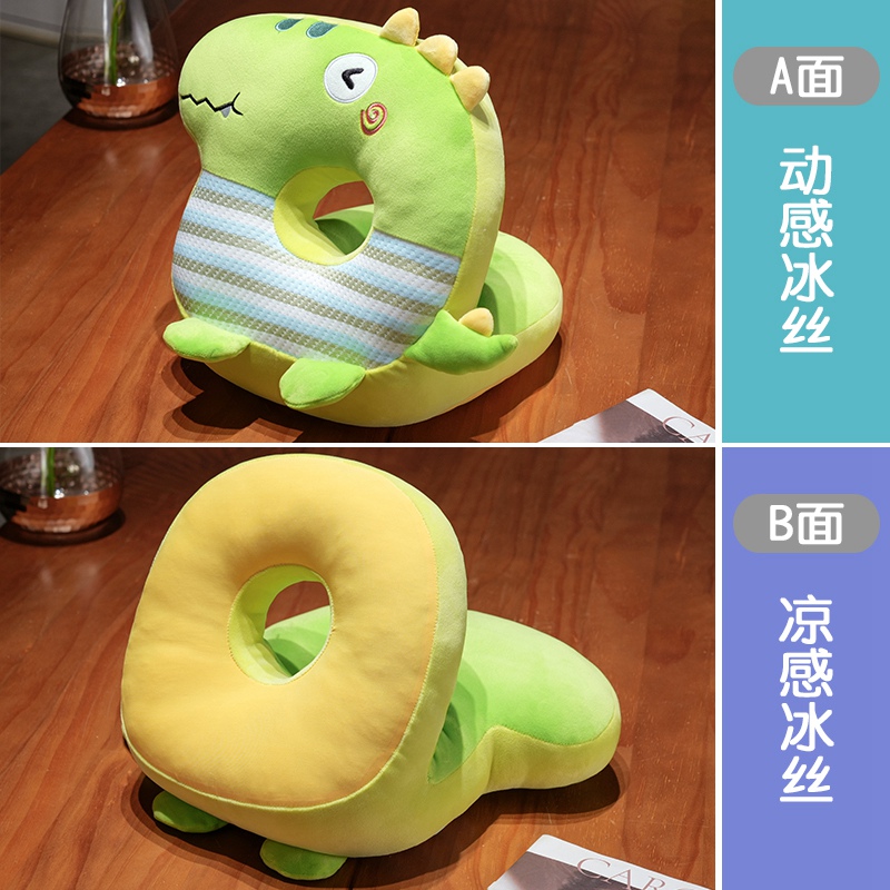 Almohada para Siesta de Seda de Hielo de Peluche