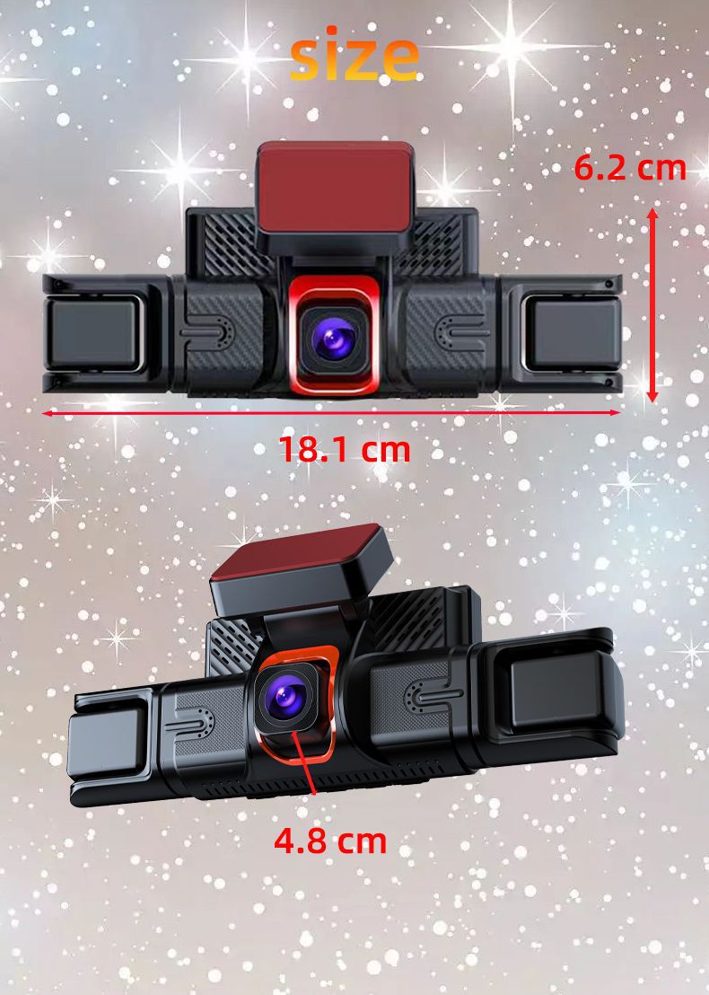 Cross-border 4G version real-time remote visual intelligent co-driving four-camera 2K dashcam for sentinel fleet management