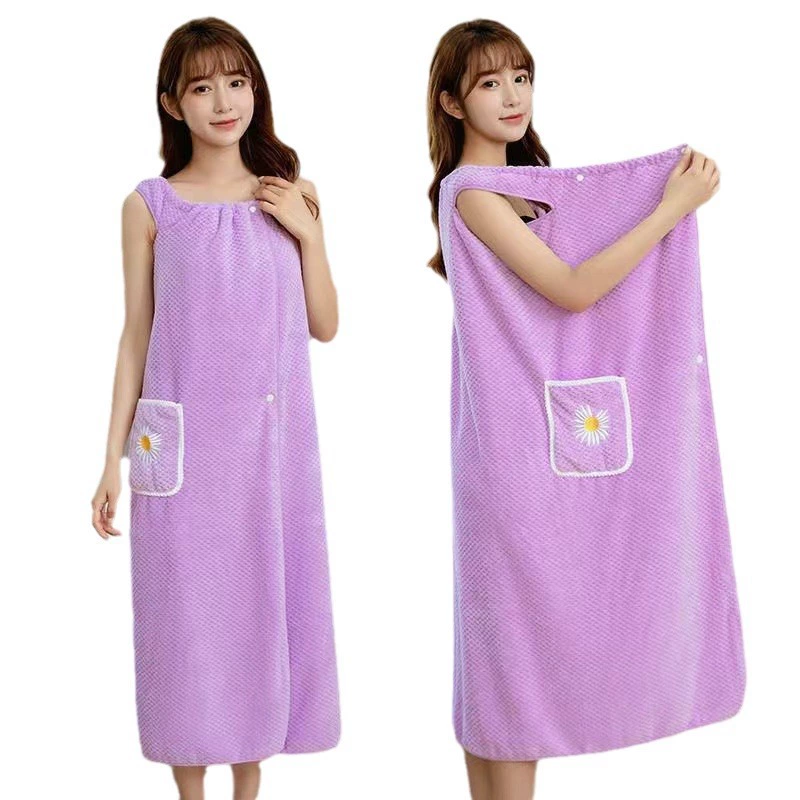 bath towel, long coral velvet skirt, wholesale