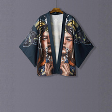 日式薄外套二次元cosplay和服开衫原宿古风改良传统羽织大袖披肩