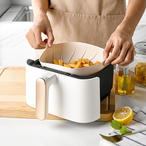 耐高温空气炸锅硅胶烤盘专用碗内衬垫 Air Fryer Silicone pot