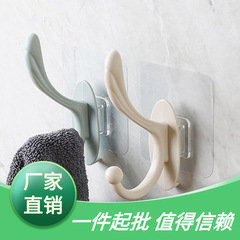 Clothes Hooks Strong Adhesive Seamless No-Punch Clothes Hooks Behind Door Hooks Plastic Adhesive Hooks Adhesive Hooks Wholesale