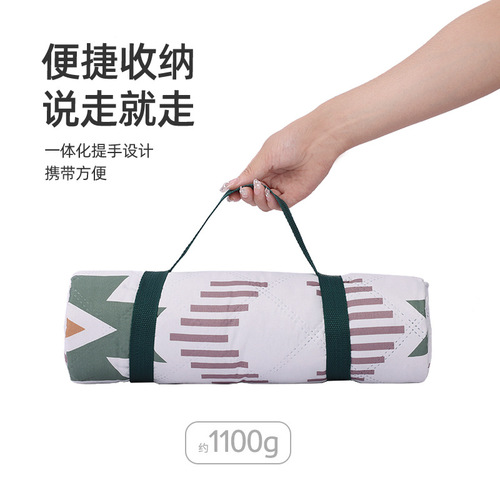 SunnyFeel Outdoor Camping Picnic Mat, Thick Ultrasonic Waterproof Pad for Wilderness Campsite Ground Mat Sleeping Pad