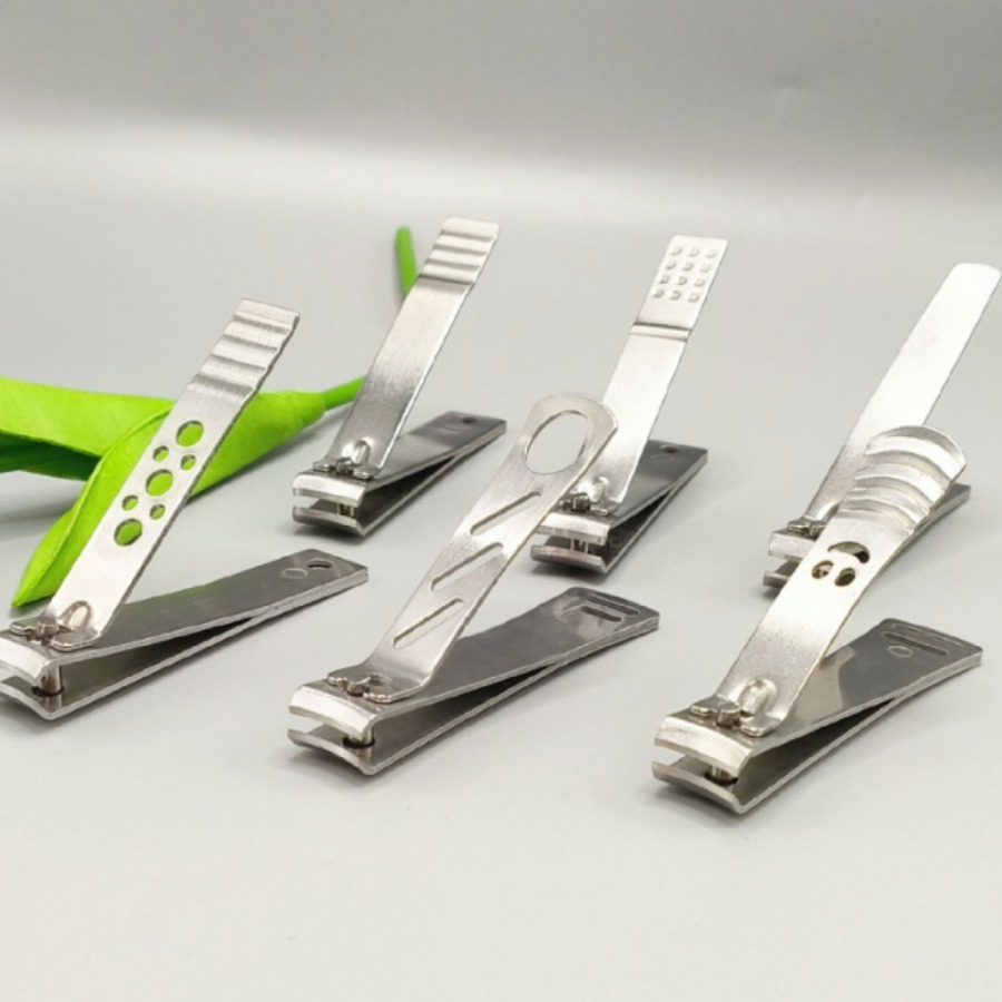 大号指甲钳批发修甲美甲工具平口指甲剪便携家用不锈钢单个指甲刀