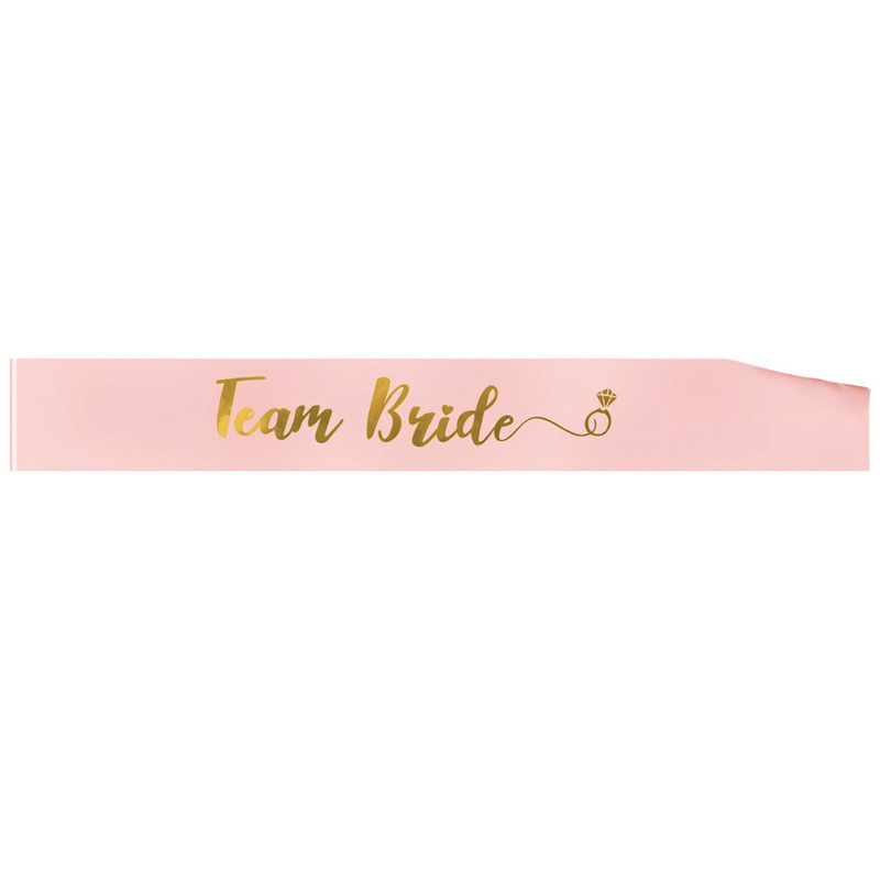 Fiesta de soltero blanco bride to be brida conjunto de tirantes team bride grupo de damas de honor correas de etiqueta