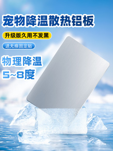 Golden Bear Cooling Igloo Pet Plate Aluminum Plate Rabbit Hamster Summer Ice Pad Heat Sink Summer Cooling Supplies