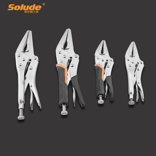 Solund nickel-plated 7-inch 9-inch multi-purpose heavy-duty needle-nosed pliers