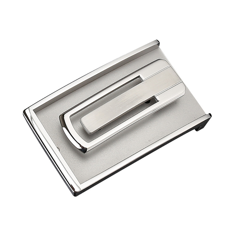 3,5/3,8 hebilla de cinturón de acero inoxidable hebilla sin dientes tipo prensa para hombre hebilla de cinturón de alta calidad hebilla de cinturón de material de sensación venta directa