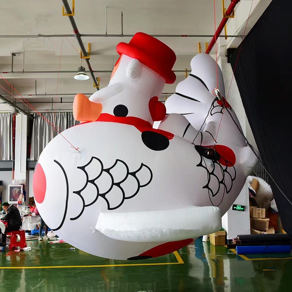 卡通充气小怪兽气模网红商场户外卡通吉祥物怪兽模型灯光装饰品