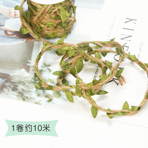 Forest hanging decorations, colorful hemp ropes, handmade diy materials, leaves, rattan ropes, decorative walls, handmade weaving ideas