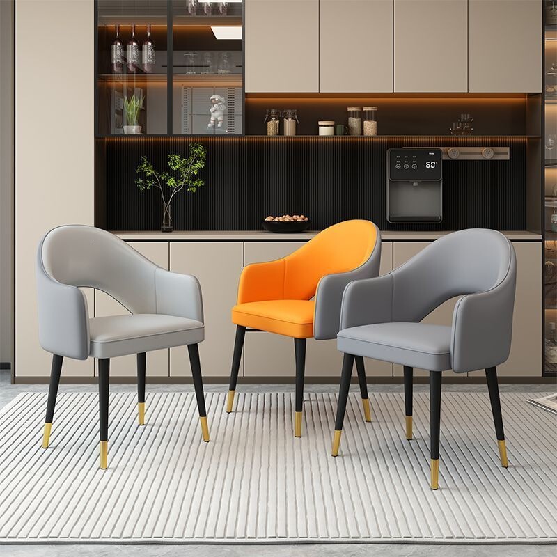 Modern minimalist upholstered dining chairs for home use, stylish and high-end, suitable for hotels, restaurants, and leisure reception areas Modern minimalist upholstered dining chairs for home use, stylish and high-end, suitable for hotels, restaurants, and leisure reception areas