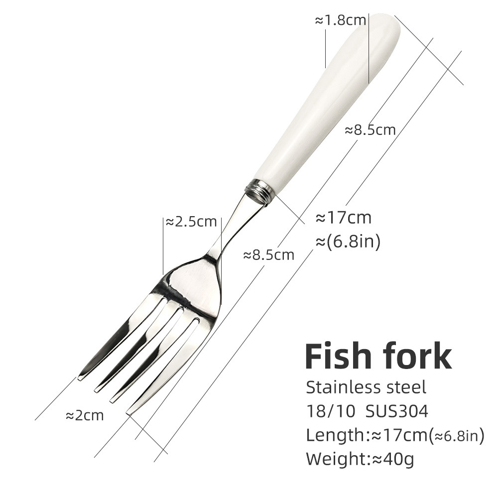 304 스테인레스 스틸 고기 포크 4 이빨 17cm