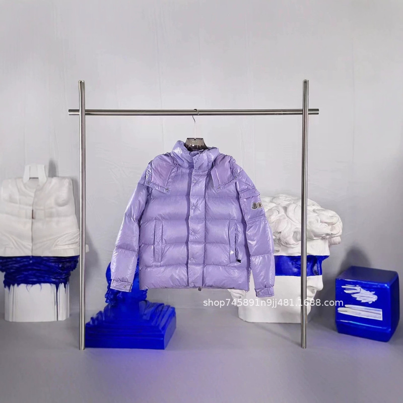 Cross-border high-end Moncler Maya 70th Anniversary Double Label Series Down Jacket with Hood, Unisex Cross-border high-end Moncler Maya 70th Anniversary Double Label Series Down Jacket with Hood, Unisex