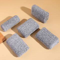 竹炭抹布清洁厨房家用去污加厚洗碗布擦桌子吸水去油易清洗麻布