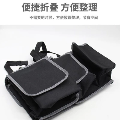 Car storage bag/box rear seat back hanging bag