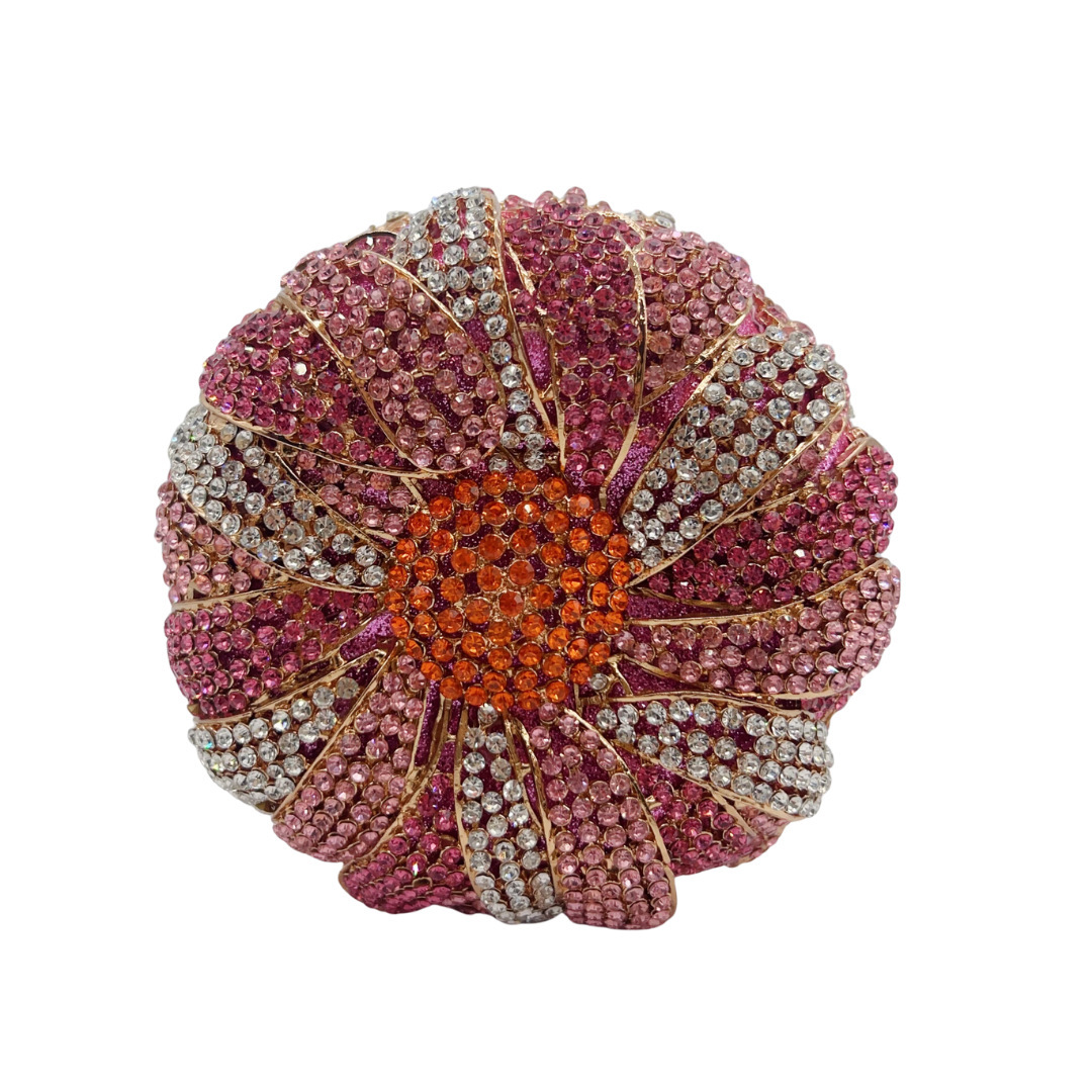 Bolsa de embrague transfronteriza con diamantes huecos caja de canasta de flores bolsas de cena cheongsam vestido de lujo bolsas de mano de banquete duro