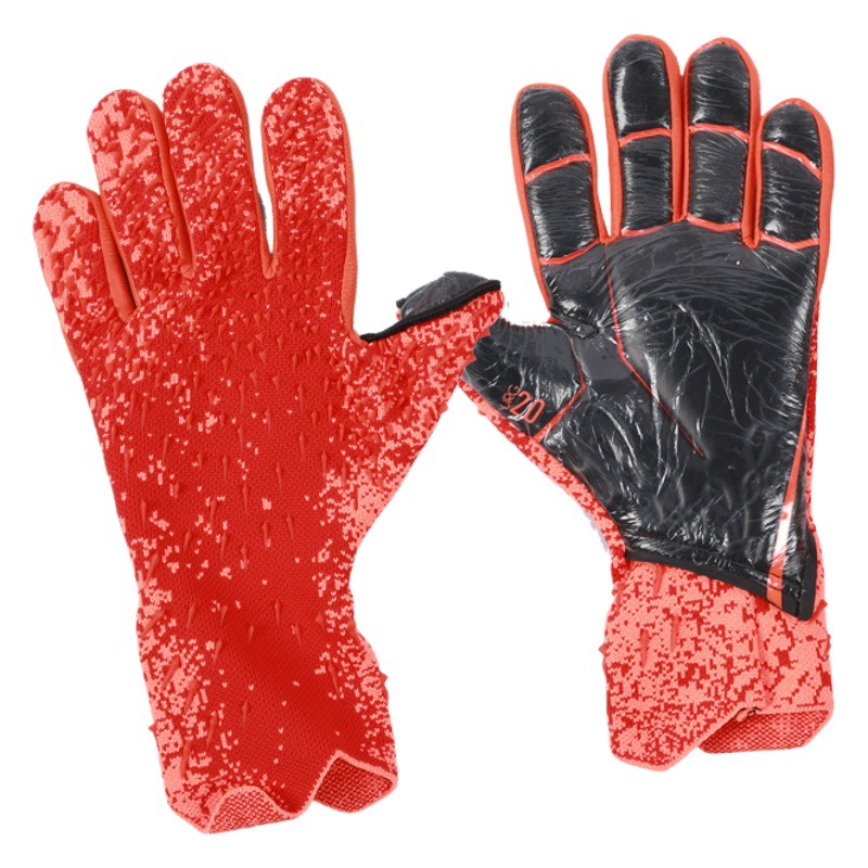 Kids Football Goalkeeper Goalkeeper Gloves Sports Equipment Fire Falcon Thickened Latex Protective Adult Training