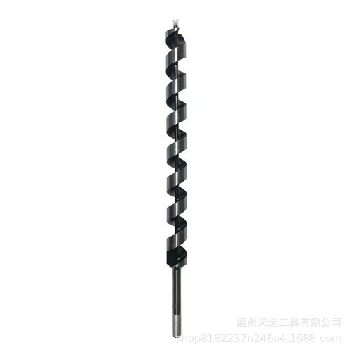 Zhiluo drill lengthened and hardened twist drill woodworking drill bit hexagonal handle woodworking opening and expanding wooden door panel tool set