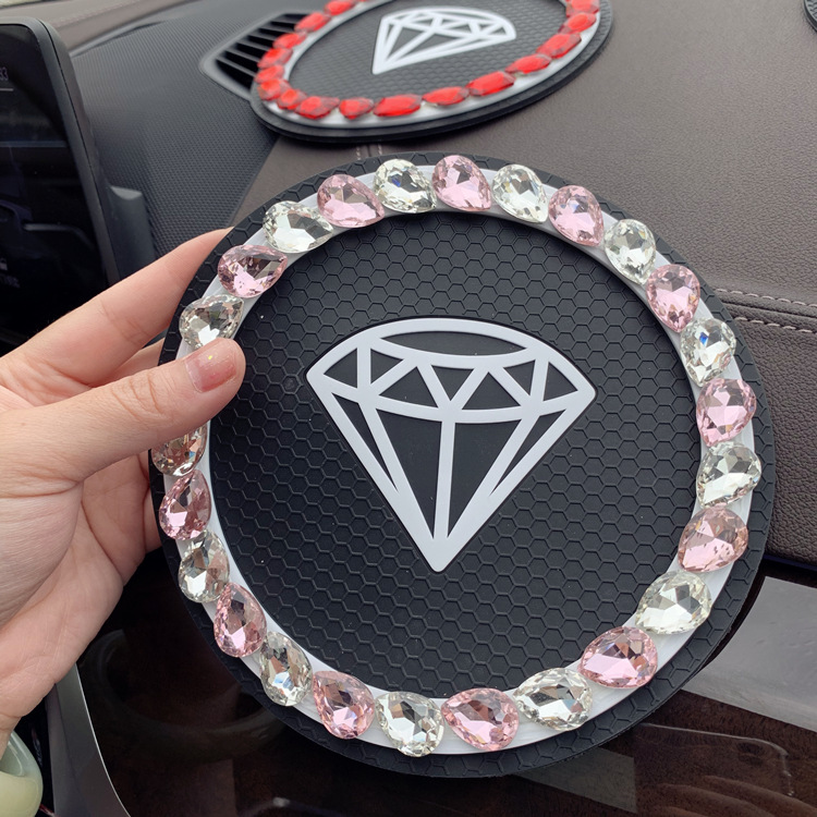Car-mounted diamond crown car perfume seat crystal creative car perfume seat ornaments female car interior decorations