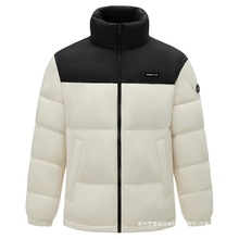 跨境外贸外贸秋冬新款羽绒服插色休闲外套新款男女同款潮牌