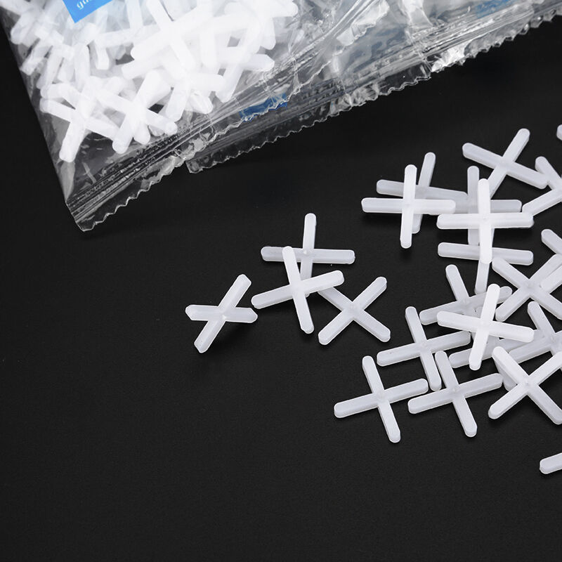 瓷砖十字架贴瓷砖美缝塑料卡子1mm-8mm留缝器地板砖找平器工具