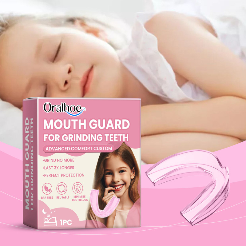 ORALHOE 子供用歯ぎしりマウスガード、夜間の睡眠用、歯ぎしり防止マウスガード、子供の歯を保護します。|undefined