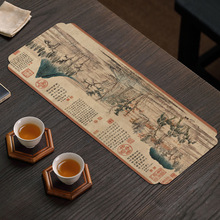 茶巾茶杯茶垫布中式桌布养壶吸水茶巾垫纯棉抹布茶具轻奢茶桌垫子