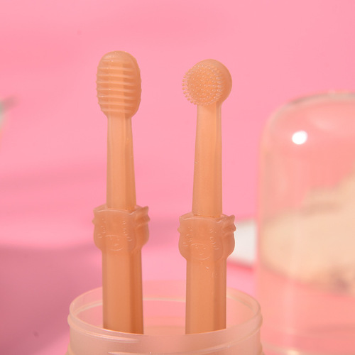 Pet cat silicone small toothbrush cat brushing dog toothpaste set bad breath removal edible tooth cleaning supplies
