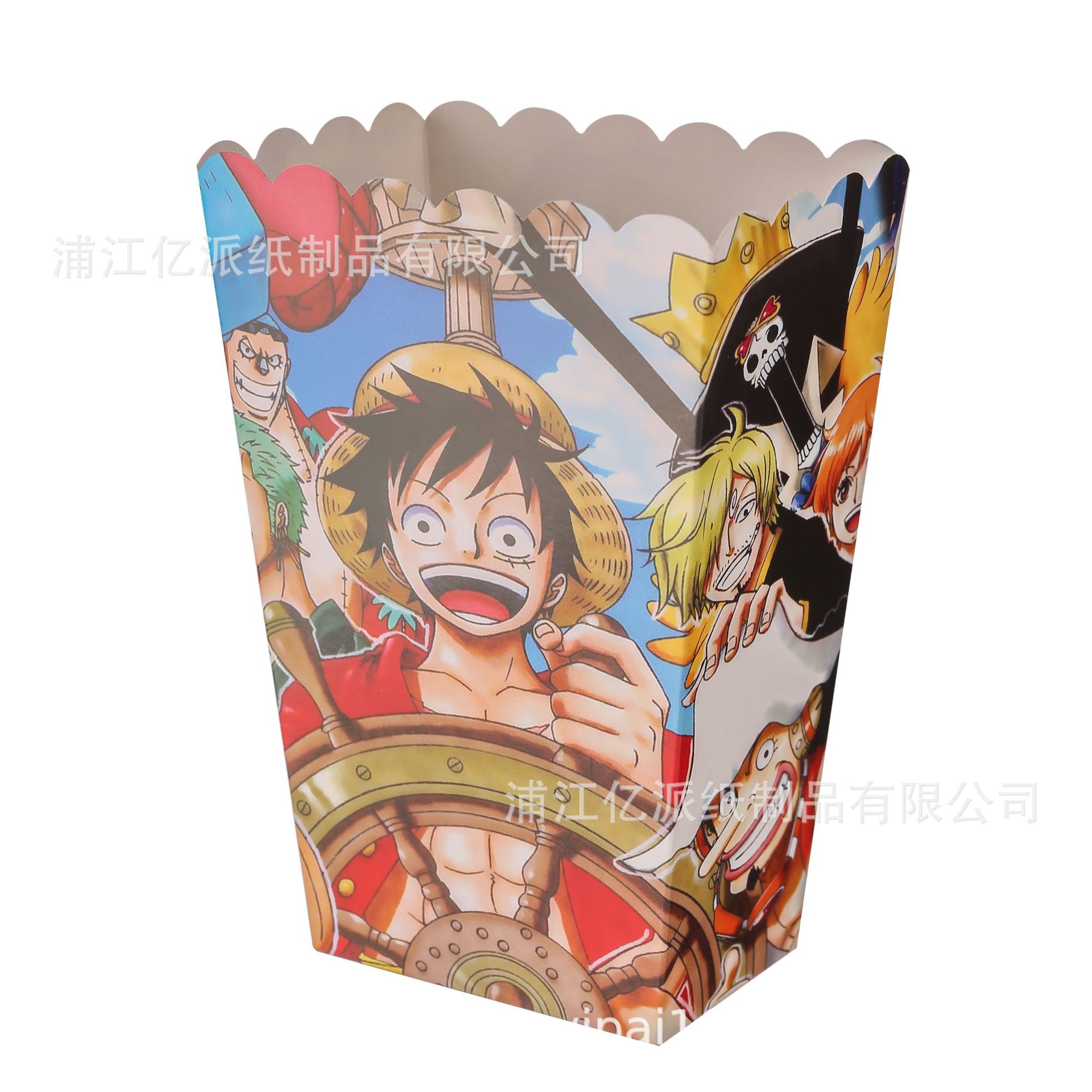 One Piece cubiertos de fiesta de cumpleaños bandeja de papel tazas toallas de papel globos pastel tapa cubiertos de fiesta de cumpleaños
