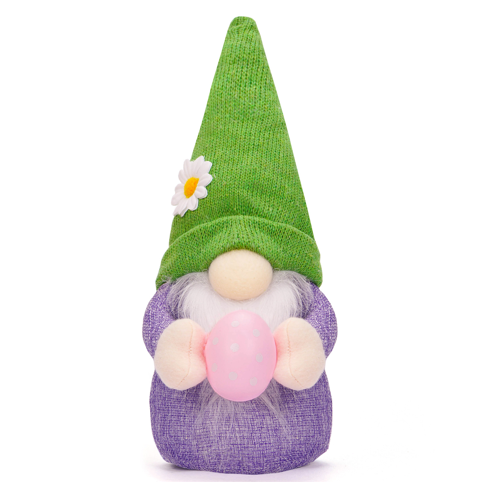 Cruz-frontera nueva muñeca de conejo de Pascua con rábano huevo colorido conejo lindo muñeca decoración decoraciones navideñas