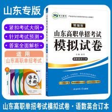 2024年山东省高职单招模拟试卷语数英综合素质真题知识点巩固练习