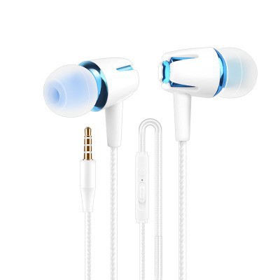 Auriculares con cable Android transfronterizos con micrófono inteligente llamada sintonización escuchar música en la oreja auriculares para teléfonos móviles fábrica al por mayor