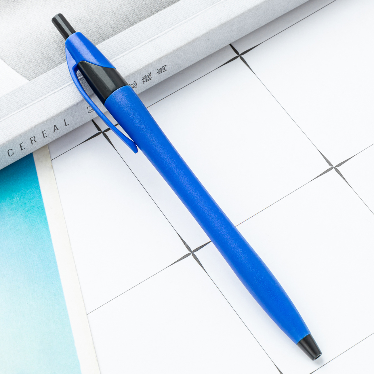 Bolígrafo de plástico multicolor con bolígrafo imprimible logo esmerilado calabaza javelina bolígrafo de publicidad barra delgada bolígrafo de promoción de regalo