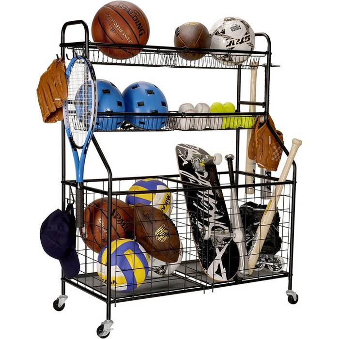 Basketball Storage Rack Frame Household Basket Multi-Functional Display Rack Organized Football Frame Artifact Ball Display Basketball Storage Rack Frame Household Basket Multi-Functional Display Rack Organized Football Frame Artifact Ball Display