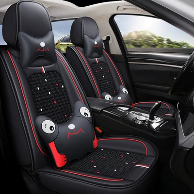 Four Seasons Pad: Car Seat Cushion Leather Seat Cover