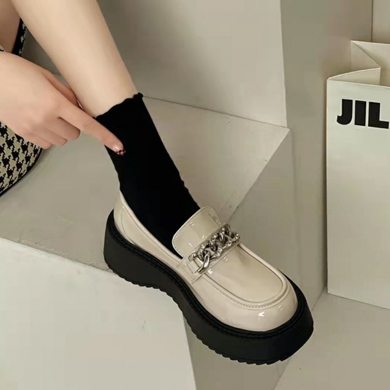 Naisten Oxford Synteettinen Nahka Teräväkärkinen Neliömäinen Iltajalkineet Jalkineet_voghion.com