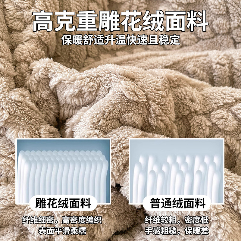Invierno grueso cordero mantas mantas de caucho de leche de caucho de oficina siesta mantas de sofá mantas de caucho de coral pequeña edredón