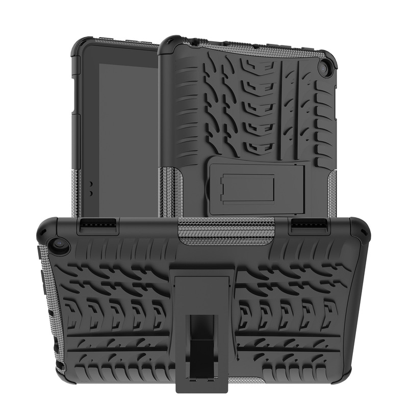 2023 for Amazon fire10 flat protective cover tire pattern two-in-one bracket anti-fall flat protective shell