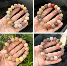 紫葡萄微醺葡萄紫色鲨鱼背多宝猫猫头菩提根雕刻文玩佛珠手串