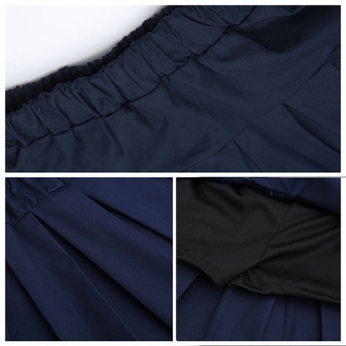 Children's school shorts, primary school boys, navy blue basketball sports uniform, school unisex shorts and skirts, choir attire