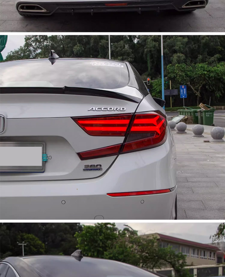 Suitable for the Tenth Generation Accord Tail Light Assembly Modified with Full Led Streamer Steering Led Driving Light Brake Light