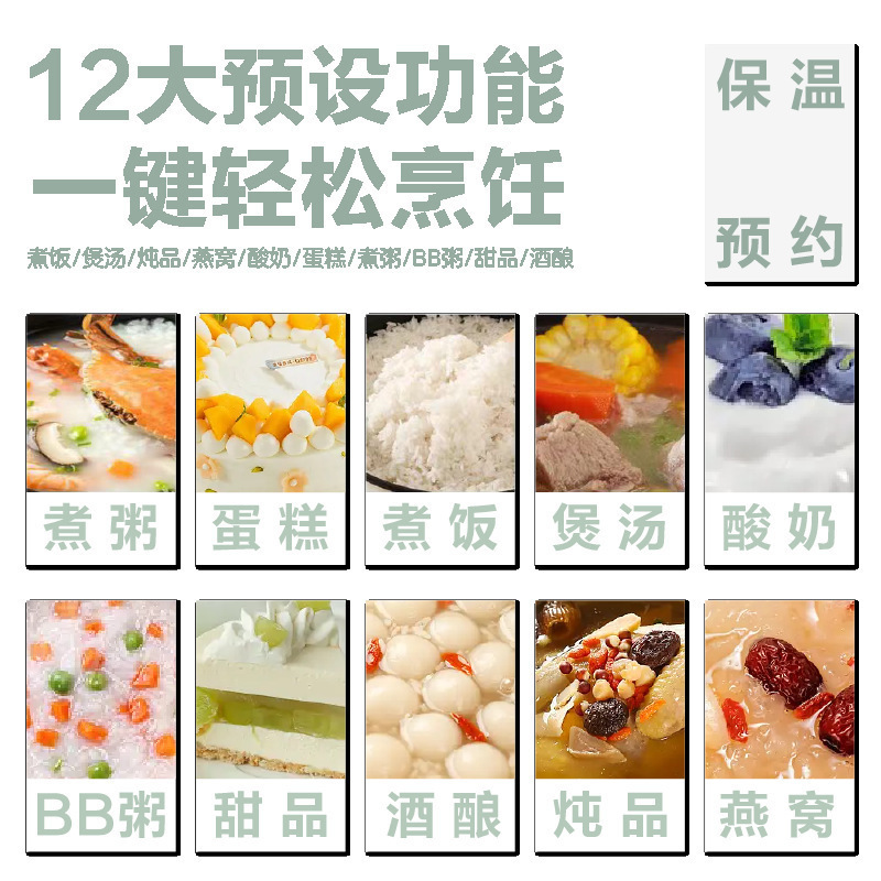 炊飯器家庭用インテリジェント多機能炊飯器中華スープボウルミニ2-3-学生寮|undefined