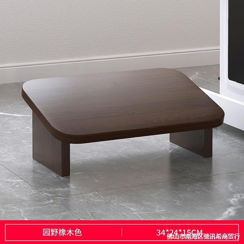 Footrest for Office Use, Wholesale Low Footrest for Computer Desk, Solid Wood Stool