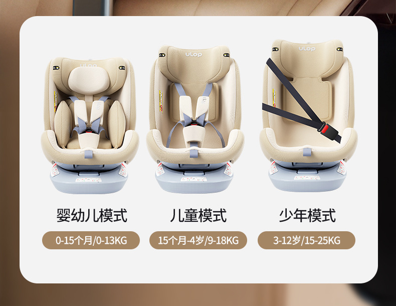 Child safety seat newborn sitting and lying baby 0-12 years old baby car seat car i-size certification