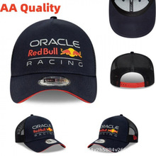 跨境户外鸭舌帽赛车F1机车队运动遮阳棒球帽RedBull红牛帽子网帽