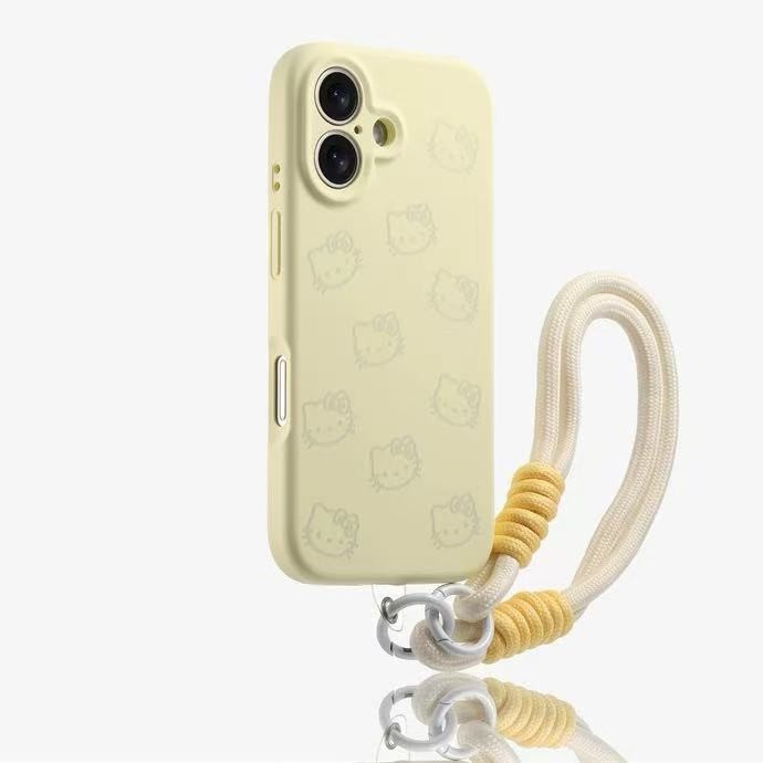 Cabeza kt de pantalla completa de color sólido simple para Apple 16ProMax funda para teléfono móvil iphone15 cordón 14 pareja 13 suave
